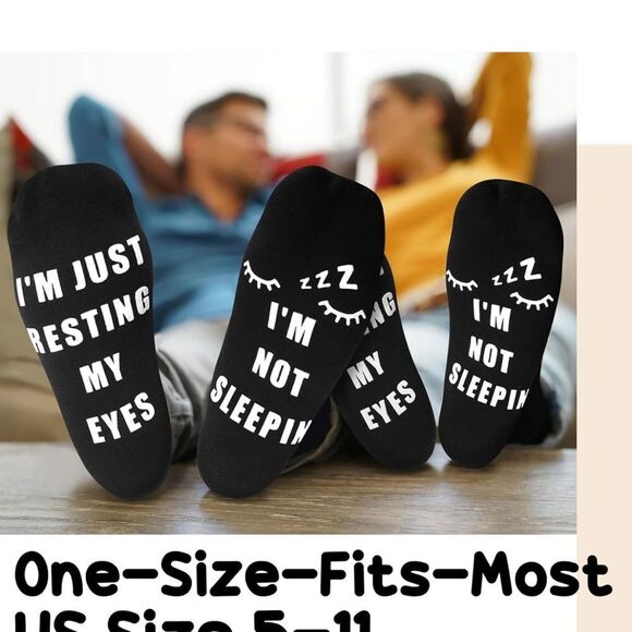 Funny Socks Two Pairs One Size Fits All NWT - Picture 4 of 6